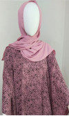 Butterfly Style Abaya (Pink)