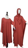 Butterfly Style Abaya (Rust)