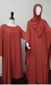 Butterfly Style Abaya (Rust)