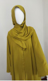 Button Down Open Abaya