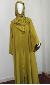 Button Down Open Abaya