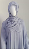 U-shaped Abaya (Grey)
