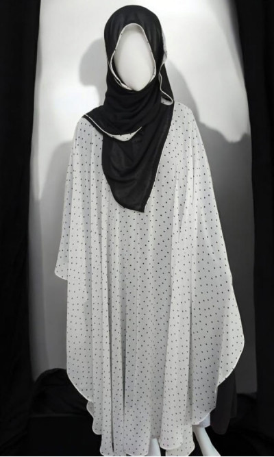 Butterfly Abaya (White)