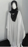 Butterfly Abaya (White)