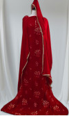 Chiffon Four Pieces Semi-Formal (Red)