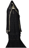 Chiffon Four Pieces Semi-Formal (Black)