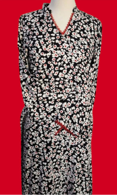 Printed Two Piece (Black)